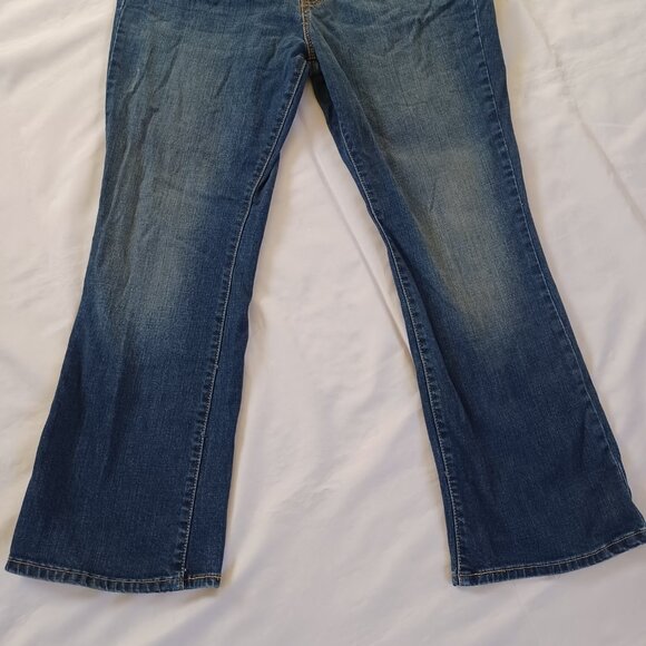 Levi's Womens Jeans 515 Bootcut Dark Wash Highrise Stretch Plus Size 14 S - Picture 4 of 11